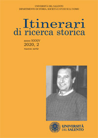 Itinerari di Ricerca Storica - Cover