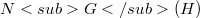 N<sub>G</sub>(H)