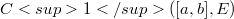 C<sup>1</sup>([a,b],E)