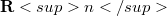 \mathbf {R}<sup>n</sup>